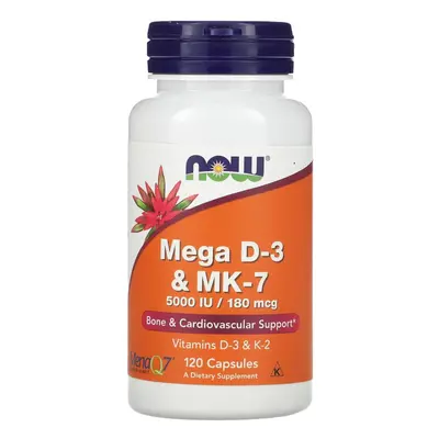 NOW Foods, Mega D-3 & MK-7, Capsules