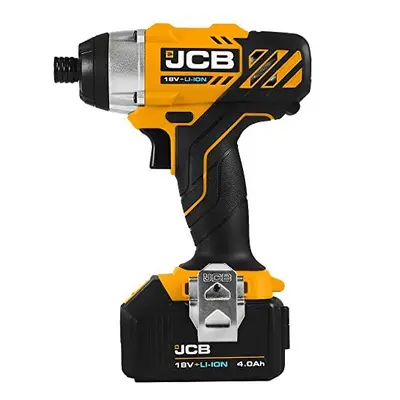 JCB 18V Cordless Impact Driver - Cordless Drill Powerful - Battery Drill Set - Drill with Light 