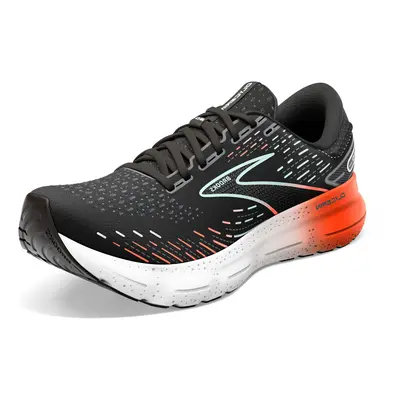 Brooks Womens glycerin Neutral Running Shoe - BlackRedOpal - Medi