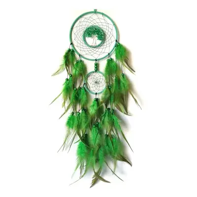 Green Dream Catchers Tree of Life Dream Catcher for Bedroom Decor Dream Catcher for Wall Hanging