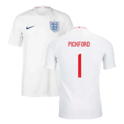 (S) England Authentic Home Shirt (Pickford 1)