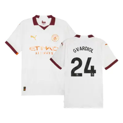 (XL) Man City Authentic Away Shirt (Gvardiol 24)