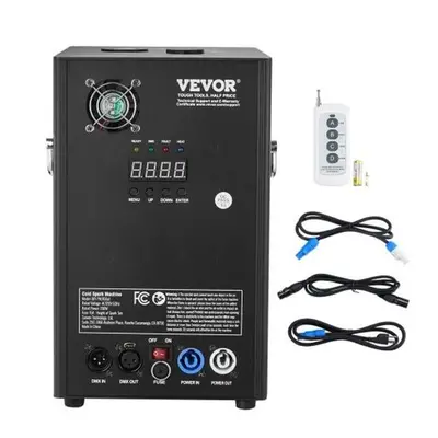 Vevor YHKZQ700W1GW5YO8OV1 6.6 - 16.4 ft. 700W Stage DJ Wedding Event Party Cold Spark Firework M