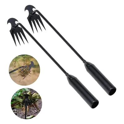 Garden Weed Pulling Tool Portable Garden Weeder Tool Uprooting Weeding Tool Teeth Manganese Stee