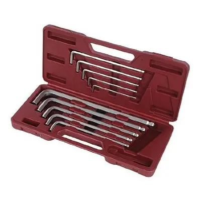 3-17mm Silverline Mechanical Engineering Hex Key Set - Ball End 10pce - key hex silverline ball 