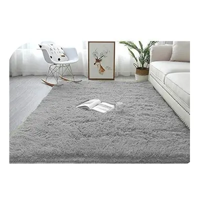 (160cm x 230cm) Abaseen Comfort Soft Carpet Area Rugs - Grey