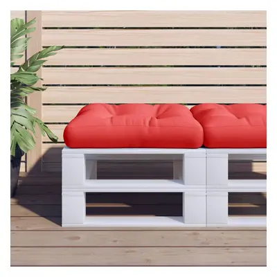 vidaXL Pallet Cushion Red 23.6x23.6x4.7 Fabric