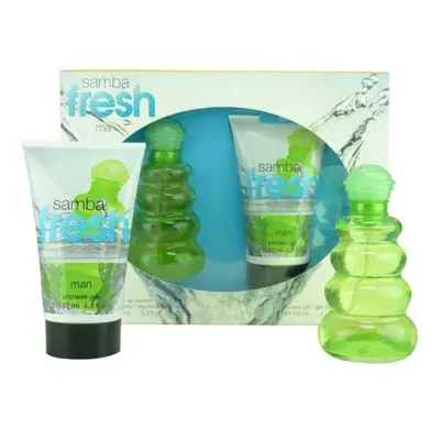 Samba Fresh Pcs Set For Men: 3.4 Edt Sp + 4.4 Shower Gel