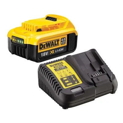 Dewalt DCB182 4.0ah 18v XR Lithium Ion Li-Ion Battery with DCB115 Charger