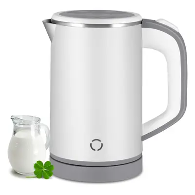 (White) Travel Kettle Small,800ml Mini Kettles Electric,Portable Electric Travel Kettle,5 Minute