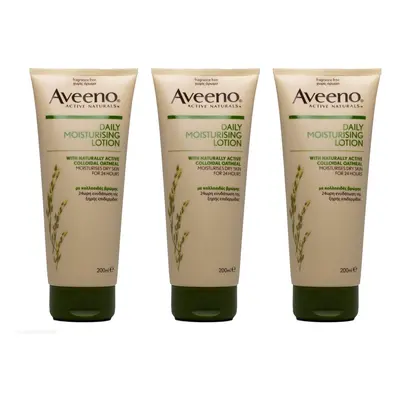 3x Aveeno Daily Moisturising Lotion 200ml