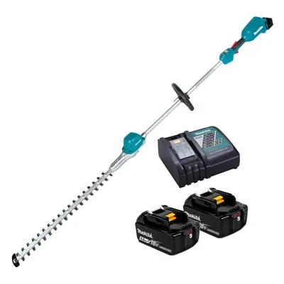 Makita DUN600LZ LXT 18v Li-Ion Brushless Pole Hedge Cutter Trimmer 2x5.0ah