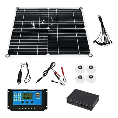 300W Solar Panel Kit 12V Battery Charger 40A Controller RV Trailer Camper Van