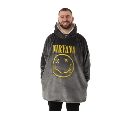 Nirvana Blanket Hoodie (Mens Black)