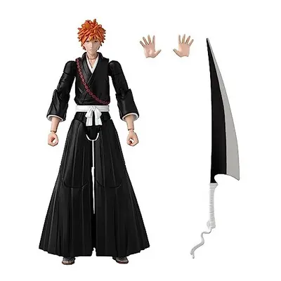 Anime Heroes Bleach Figures Kurosaki Ichigo Action Figure Articulated Anime Figure With Swappabl