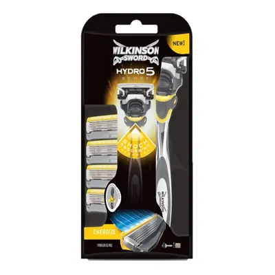 WILKINSON SWORD HYDRO SENSE ENERGIZE MEN'S RAZOR WITH BLADES VALUE PACK