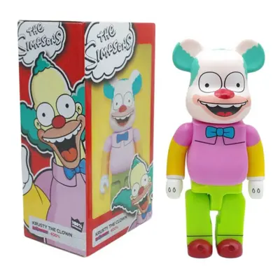 (Krusty) Bearbrick 400% Building Blocks Bear Toy Action Figure Batman Joker Krusty Clown