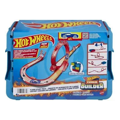 Mattel Hot Wheels Track Builder Flame Stunt Pack Toys