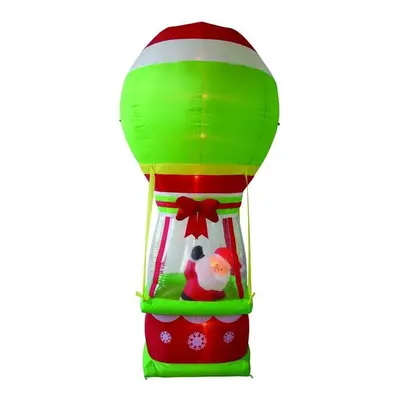 Celebrations 9 ft. Inflatable Santa in Hot Air Balloon