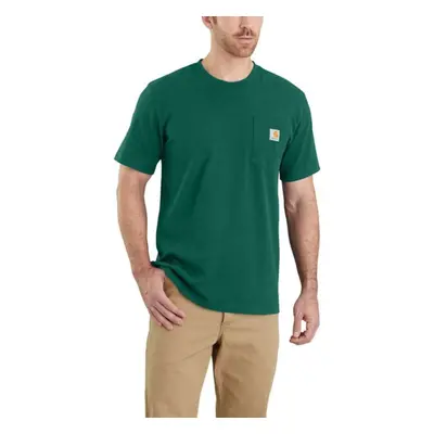 carhartt Mens Relaxed Fit Heavyweight T-Shirt, North Woods Heather, X-Small