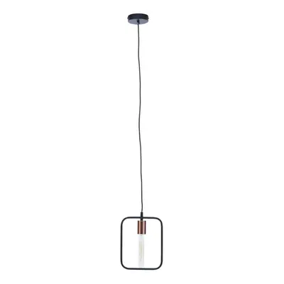 Lavis Black And Copper Finish Pendant Light