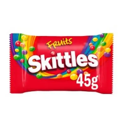 Skittles Vegan Chewy Sweets Fruit Flavoured Bag 45g (Case of 36)