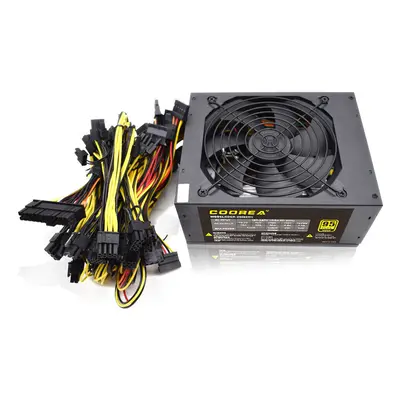 2000W PC Power Supply 110V-230V PLUS Gold ATX Miner Bitcoin Power Supply Support GPU Graphics Ca