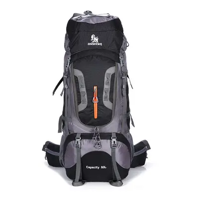 (Black A) 80L Camping Hiking Backpacks Big Outdoor Bag Backpack Nylon superlight Sport Travel Ba