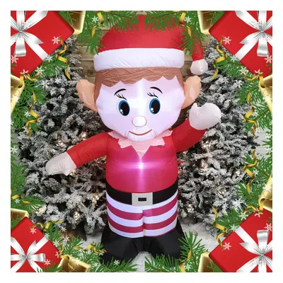 180CM Self Inflating LED Inflatable Christmas Elf Decoration