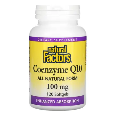 Natural Factors, Coenzyme Q10, mg, Softgels