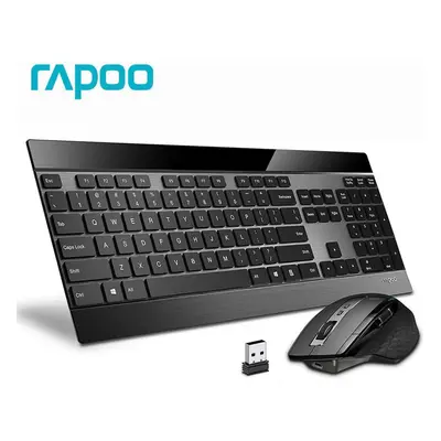 (as the picture) 9900m Multi-mode Bluetooth Wireless Keyboard And Mouse Combo Connect Up To Devi