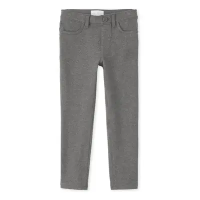 The Children's Place Girl's Ponte Knit Pull On Jeggings Dk Heather Gray plus