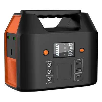 SinKeu Portable Power Station,27000mAh/99Wh Solar Generator with 230V/150W AC Outlet for Camping