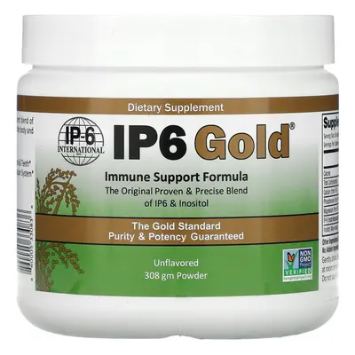 IP-6 International, IP6 Gold, Immune Support Formula Powder, Unflavored, g