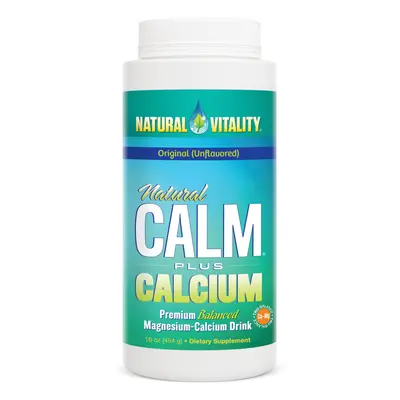 Natural Vitality Natural Calm Plus Calcium Unflavored - 454g