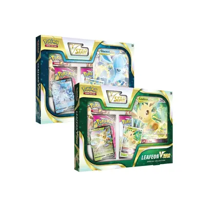 Pokemon TCG: Leafeon VSTAR / Glaceon VSTAR Special Collection - One At Random