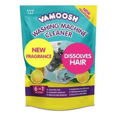 Vamoosh 6-in-1 Washing Machine Cleaner Dissolves Hair Eliminates Bad Odours Removes Deep Clean L