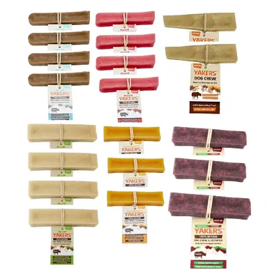 (Medium 20pk) Yakers Himalayan Yak Milk Dog Chew Multi Flavoured Box