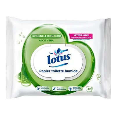 Lotus Aloe Soft Moist Toilet Tissue Wipes, 42Â WipesÂ Â Pack of