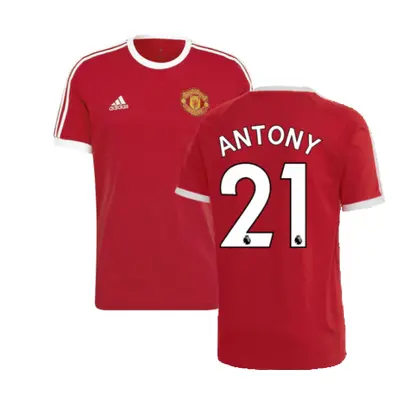 (3XL) Man Utd 3S DNA Tee (Red) (ANTONY 21)