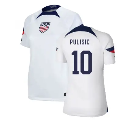 (S) USA Home Shirt (Ladies) (PULISIC 10)