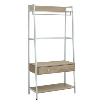 Sturdy And Durable Natural Oak Storage Unit, Versatile Spacious Storage, Easily Maintained Tall 