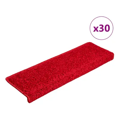 (red, x x cm/ pcs) vidaXL Carpet Stair Treads Decorative Stair Step Protector Rug Stair Mats