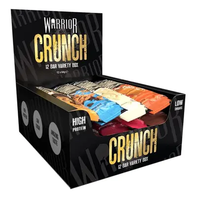 Warrior, CRUNCH - High Protein Bars - 20g Protein Each Bar - Pack x 64g, Variety Pack