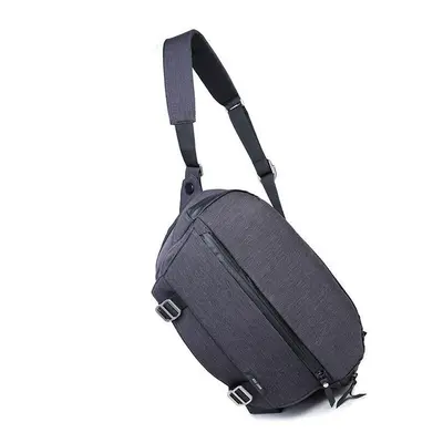 (Dark Grey, 5L) Water-resistant Shockproof DIY Sling Storage Carry Travel Bag for Canon for Niko