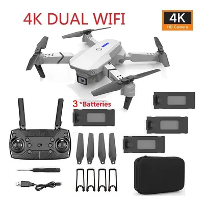 Drone X Pro WIFI FPV 4K HD Camera Batteries Foldable RC Quadcopter