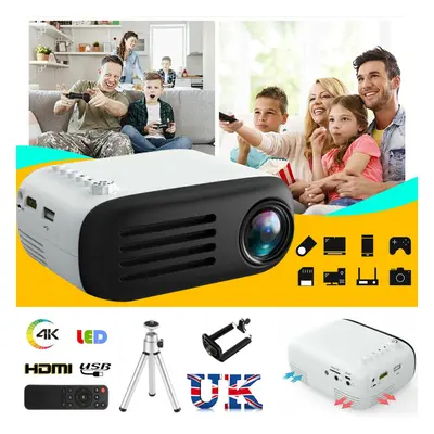 7000 Lumens Full HD 1080P Mini LED Projector Home Theater Cinema USB HDMI AV 4K