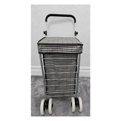 (beige, 6) Wheel ShoppingTrolley Folding Mobility Premium 60L