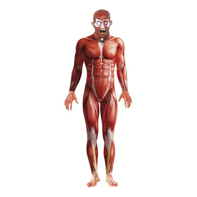 (L, Red) Smiffys Mens Anatomy Man Costume