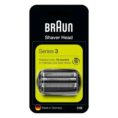 Braun Series 21B Electric Shaver Head Replacement - Black - Compatible with Series Shavers